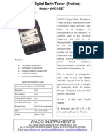 Waco Digital Earth Tester Model DET.187132350