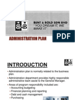 Administration Plan
