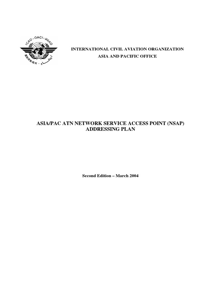 Asia/Pac Atn Network Service Access Point (Nsap) Addressing Plan | PDF ...