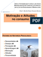 Aula 5 - Fatores Internos Que Influenciam o Consumo - Motivação e Atitudes