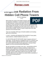 Dangerous Radiation From Hidden Cell Phone Towers