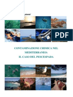 Contaminazione Chimica Del Mediterraneo_il Pesce Spada