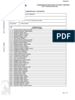 Listado Provisional de Admitidos y Suplentes en Comedor y Aula Matinal