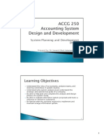 System Planning and Development On Accounting