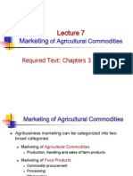 Marketing of Agricultural Commodities