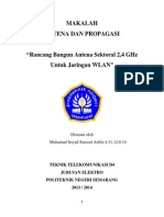 Rancang Bangun Anatena Sektoral 2,4 GHZ Untuk Jaringan WLAN