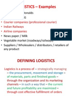 Chapter 1 Introduction To Logistics