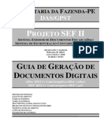 SEF II - Guia de Geração de Documentos Digitais