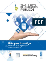 (Tras La Pista I) - Guía para Investigar Recursos de Regalías PDF
