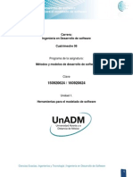 DMMS Unidad 1. Herramientas Para El Modelado de Software