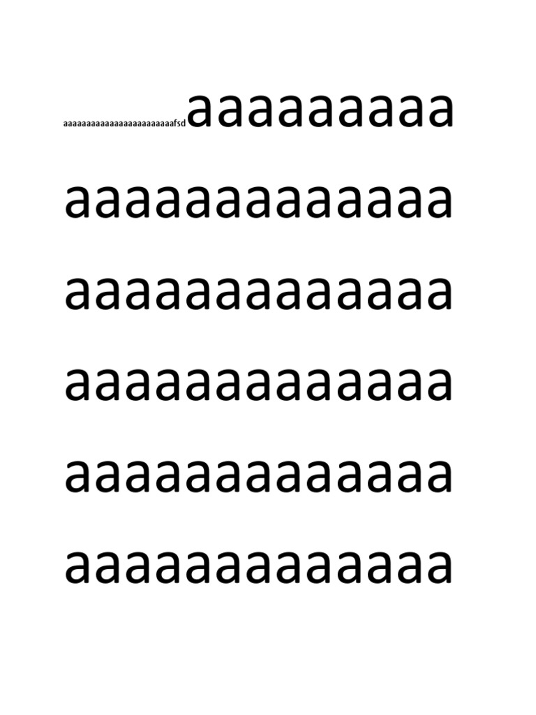 Repetitive Text Document | PDF