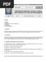 NPT 040-11-Edificacoes Historicas Museus e Intituicoes Culturais Com Acervos Museologicos