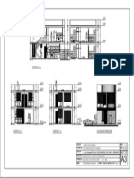 Corte A - A: 1 / 100 Vivienda Multifamiliar Sra. Luzmila Escalante Urbano