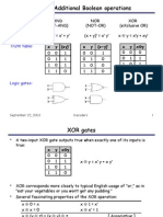 Review: Additional Boolean Operations