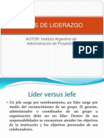 Tipos de Liderazgo