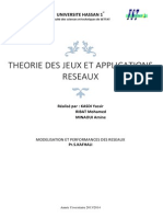 Theorie Des Jeux Et Applications Reseaux