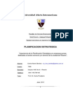 Planificacion Estrategica Universidad de Rosario