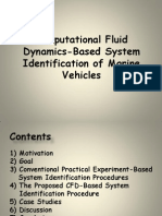 Computational Fluid Dynamics-Based System Identification of Marine Vehicles