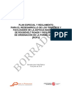 Plan Especial y Reglamento para El Redesarrollo de Los Terrenos y Facilidades de La Antigua Base Naval de Roosevelt Roads y Reglamento de Ordenación de La Forma Urbana (Rofu)