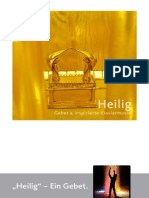 "Heilig. – Ein Gebet." | Booklet