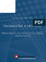Report: EX Handsets Get Latin Beat Mobile Users LA Turn Music Cameras 3G