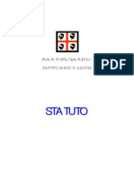 STATUTO Del Partito Sardo D'azione