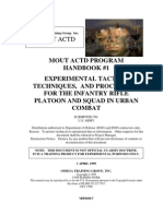 MOUT ACTD 1 - Experimental Tactics, Techniques and Procedures for the Infantry Rifle Platoon and Squad in Urban Combat