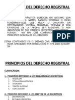 Principios Del Derecho Registral