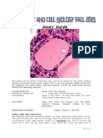 Histology Study Guide 2013