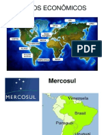 Mercosul e principais blocos econômicos