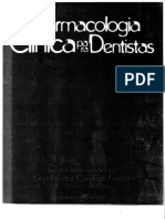 Farmacologia Clínica para Dentistas PDF