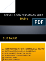 BAB 3 - Formula & Persamaan Kimia