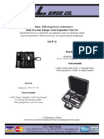 Welders, CWI Inspectors, Instructors Now You Can Design Your Inspection Tool Kit