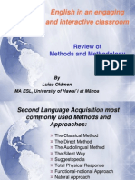 English in An Engaging and Interactive Classroom: Review of Methods and Methodology