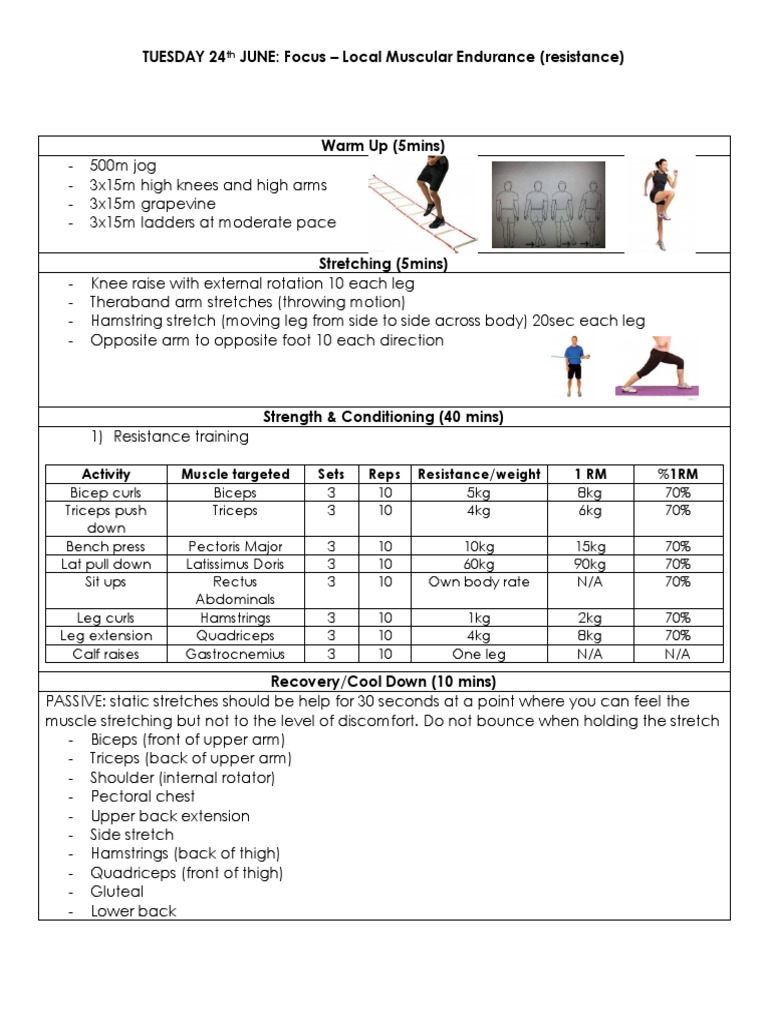 Week 1 Tuesday | PDF | Wellness