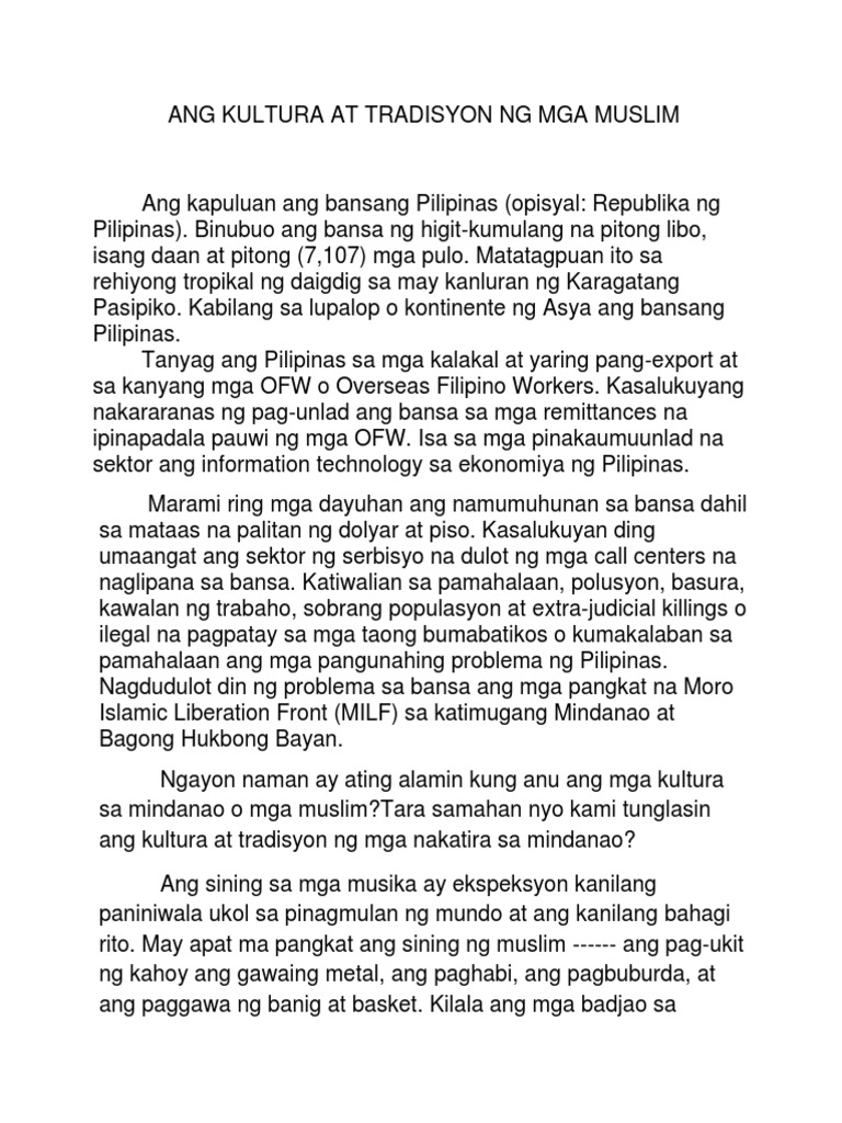 Peace in mindanao essay picture