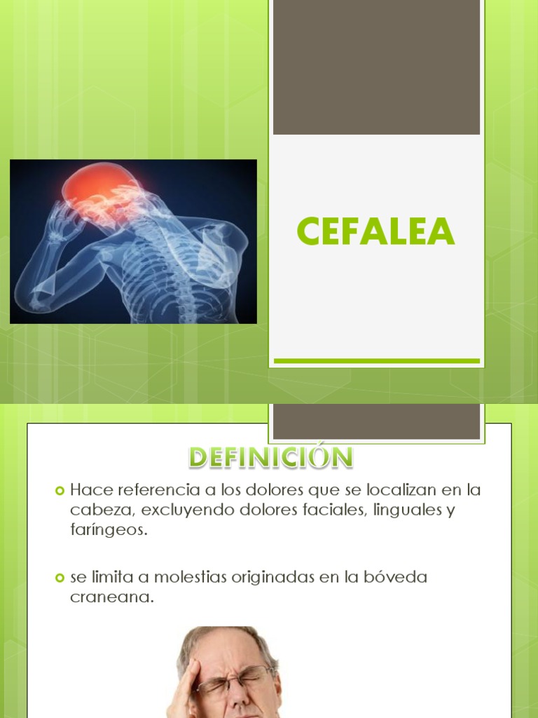 Tipos y causas de cefalea explicadas | PDF | Migraña | Dolor de cabeza