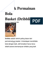 Teknik Permainan Bola Basket. Lola