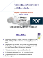 Nano-Tech Regenerative Fuel Cell: Netaji Subhas Engg College