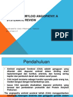 Cerebral Amyloid Angiopathy