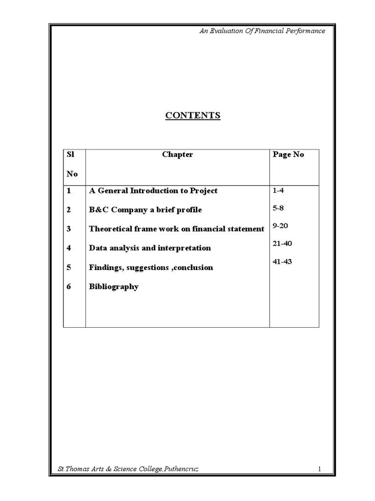 Project Financial Performance | PDF | Revenue | Quality (Business)