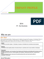 Bez Mart Company Profile, PT Bez Retailindo, Paramount Enterprise