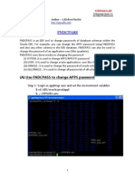 Fndcpass: (A) Use FNDCPASS To Change APPS Password