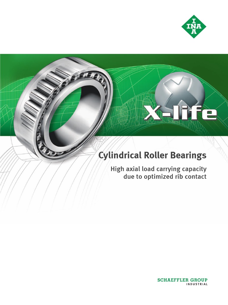 Cylindrical Roller Bearing-TB Optimised Rib Contact | PDF | Bearing ...