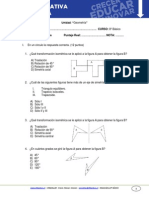 Prueba Sumativa Matematica 8basico Mayo 2013