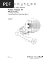 Proline Promass 80 Device Functions