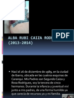 Alba Rubi Caiza Rodríguez Bibliografia