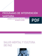 Programa de Intervencion Sanitaria - Salud Mental - Salud Bucal - Accidentes de Transito - MonicaMoreno