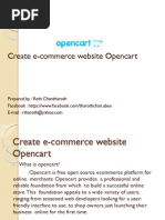 Download Create e Commerce Website Opencart by Duong Ng Dinh SN230709988 doc pdf