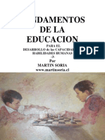 FUNDAMENTOS DE LA EDUCACIÓN para El Desarrollo de Las Capacidades y Habilidades Humanas3